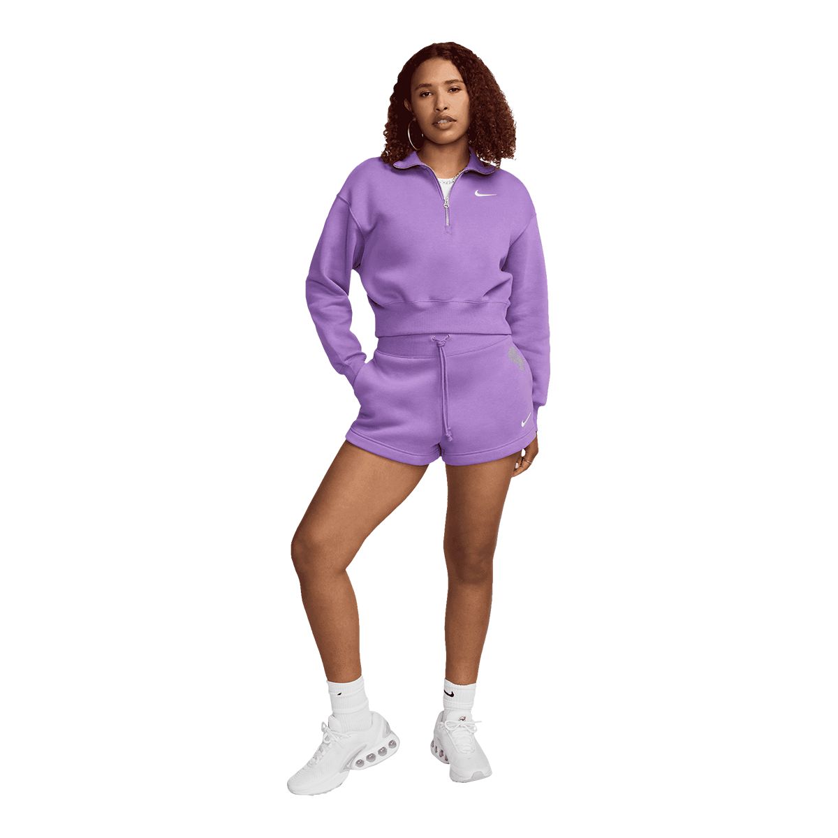 Nike Women's Phoenix Fleece High Rise Shorts