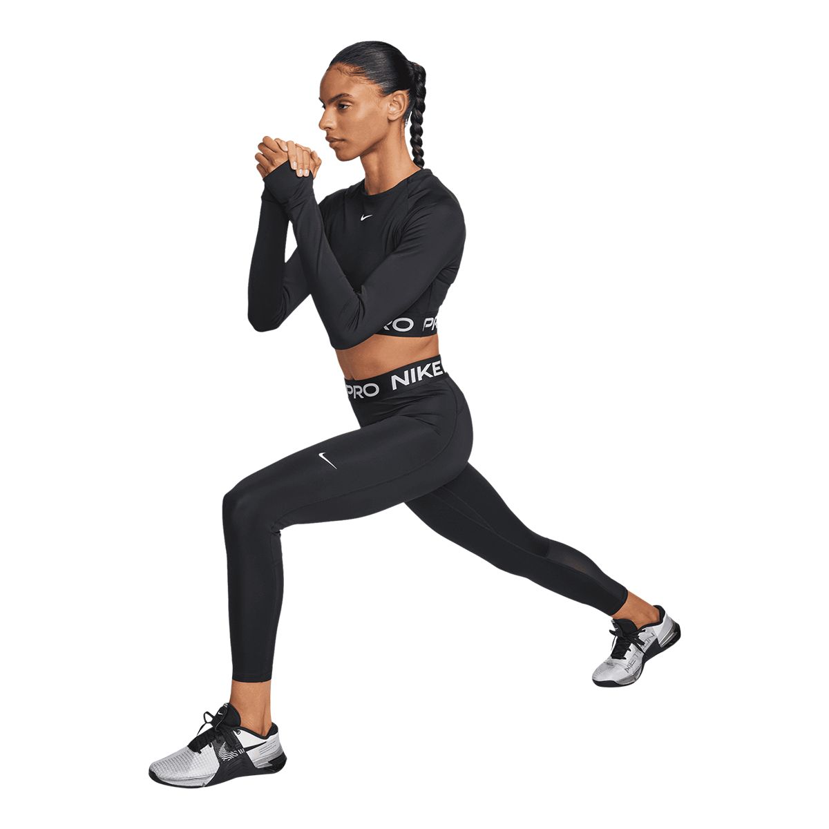 Nike Women's Pro Dri-FIT 365 Cropped Long Sleeve Shirt