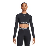 Nike Women's Pro Dri-FIT 365 Cropped Long Sleeve Shirt Front_Flat