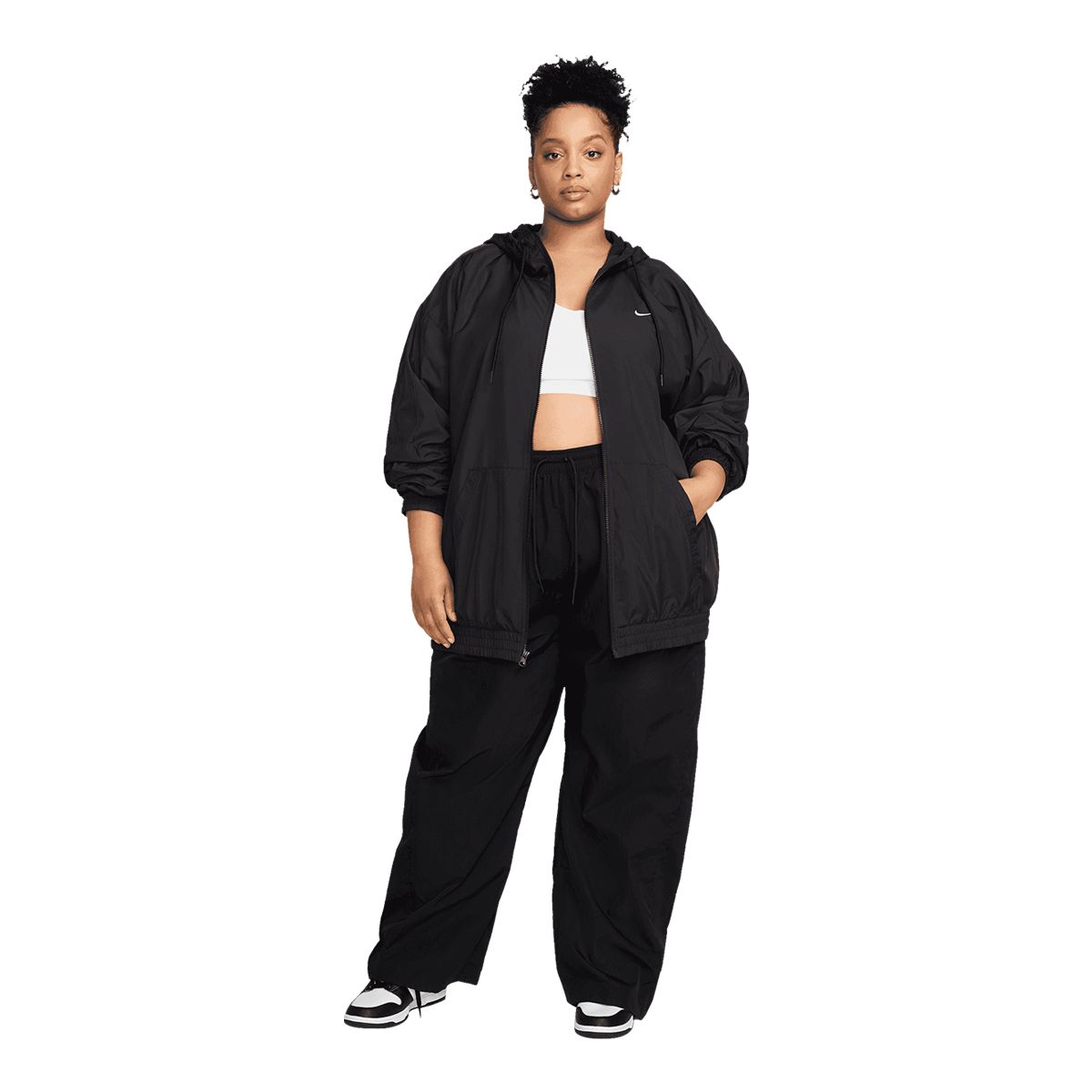 Nike Women's Windrunner Woven High Rise Open-Hem Pants