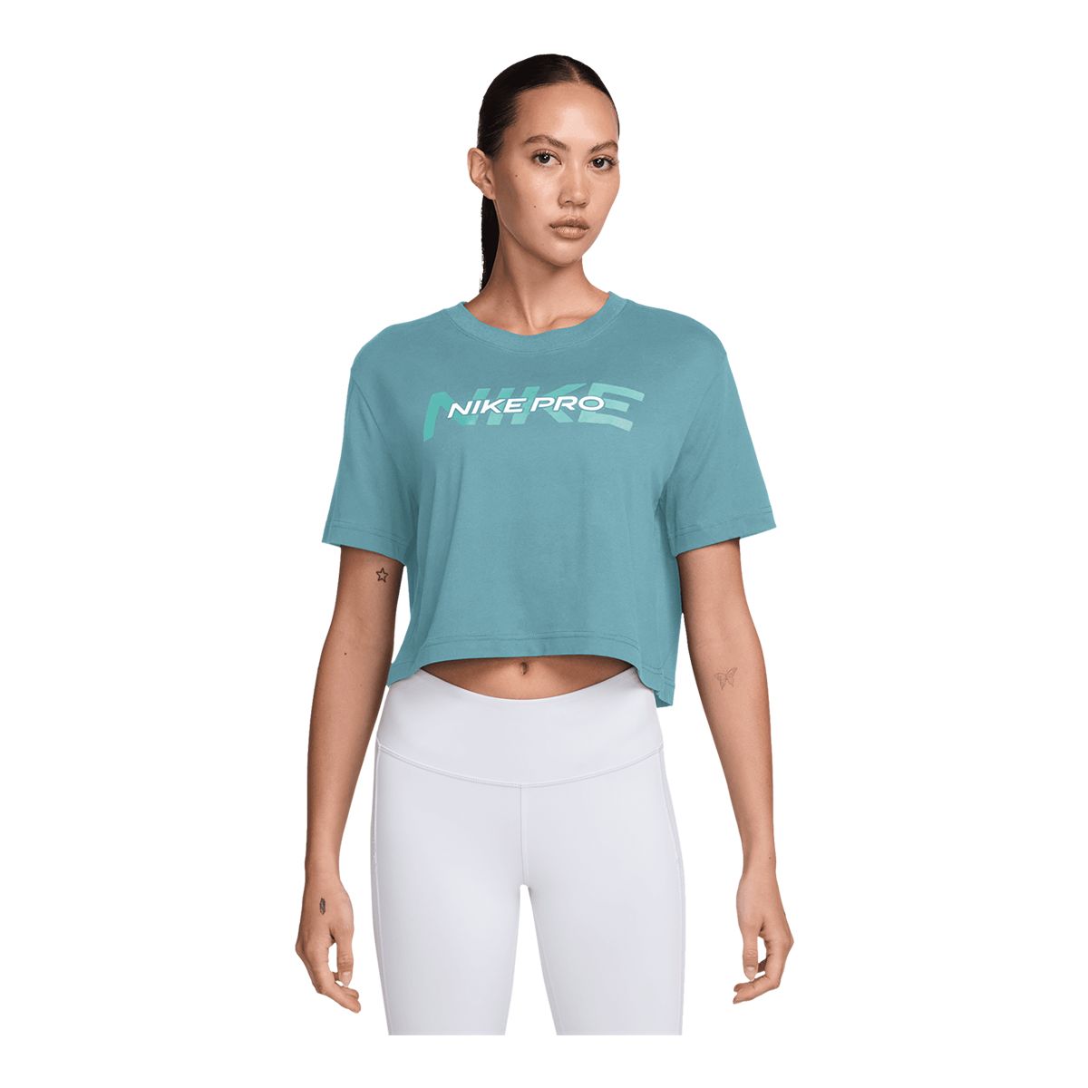 Nike Women's Pro Cropped T Shirt