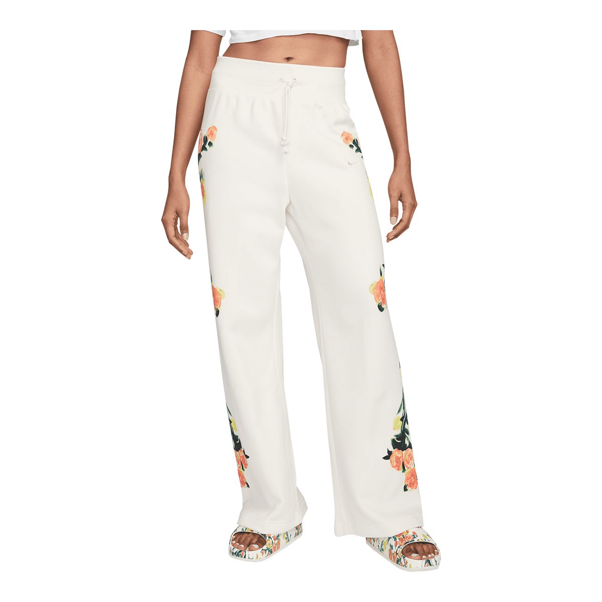 Nike Women's Ady Phoenix Fleece Wide-Leg Pants