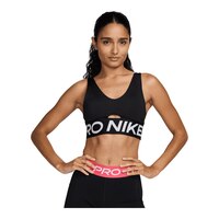 Nike Women's Indy Plunge Medium Sports Bra Front_Flat
