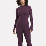 Reebok Women's OV Fire+ Long Sleeve Shirt Front_Flat