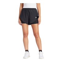 adidas Women's D4T 2 in 1 Shorts Front_Flat