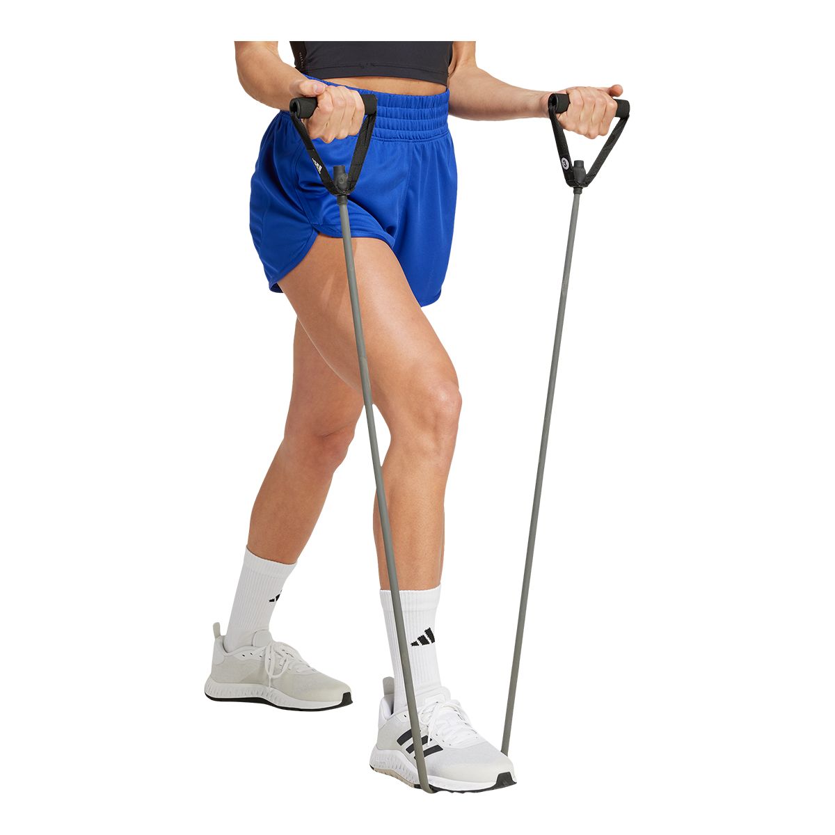 adidas Women's TR Pacer Knit High-Rise 5 Inch Shorts