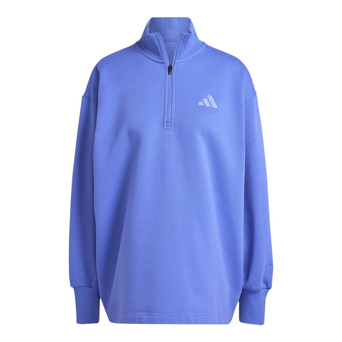 adidas Women's All SZN Fleece Long Sleeve 1/4 Zip Top