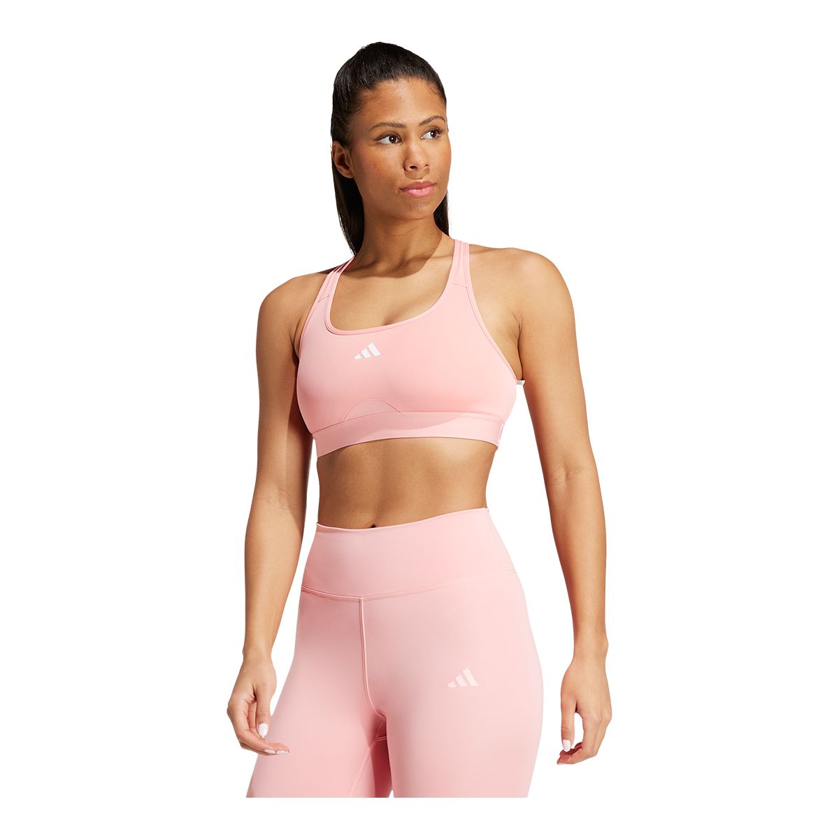 adidas Women's Powerreact Mid Sports Bra | SportChek