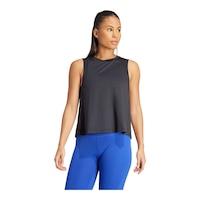 adidas Women's Studio Tank Top Front_Flat