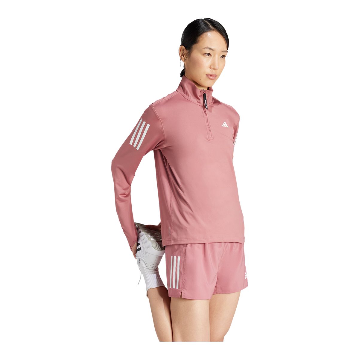 adidas Women's Run OTR Half Zip Long Sleeve Top