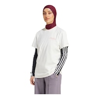 adidas Originals Women's Graphic T Shirt Front_Three_Fourths_Angled_Left
