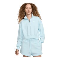 Nike Women's Phoenix Fleece Crop Top Front_Flat