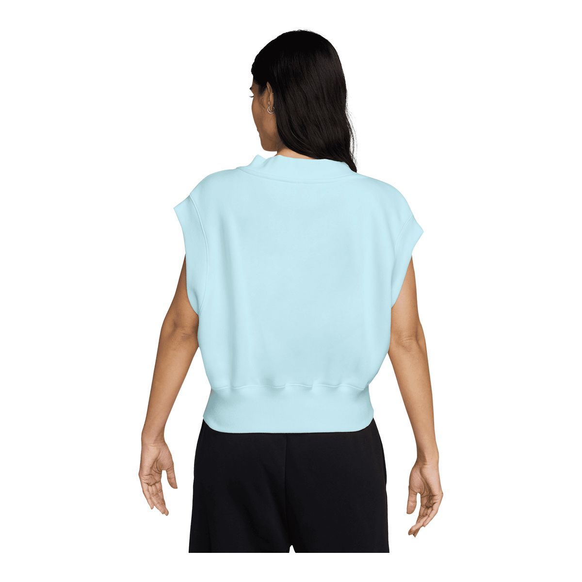 Nike Women's Phoenix Fleece V-Neck Crop Tank