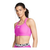 Under Armour Women's HeatGear© Armour High Sports Bra Front_Three_Fourths_Angled_Left