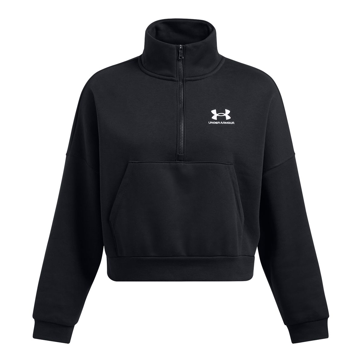 Under Armour Women's Icon Fleece Oversized Half Zip Hoodie