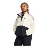 Under Armour Women's Armour Sport Woven Pullover Top Front_Three_Fourths_Angled_Left