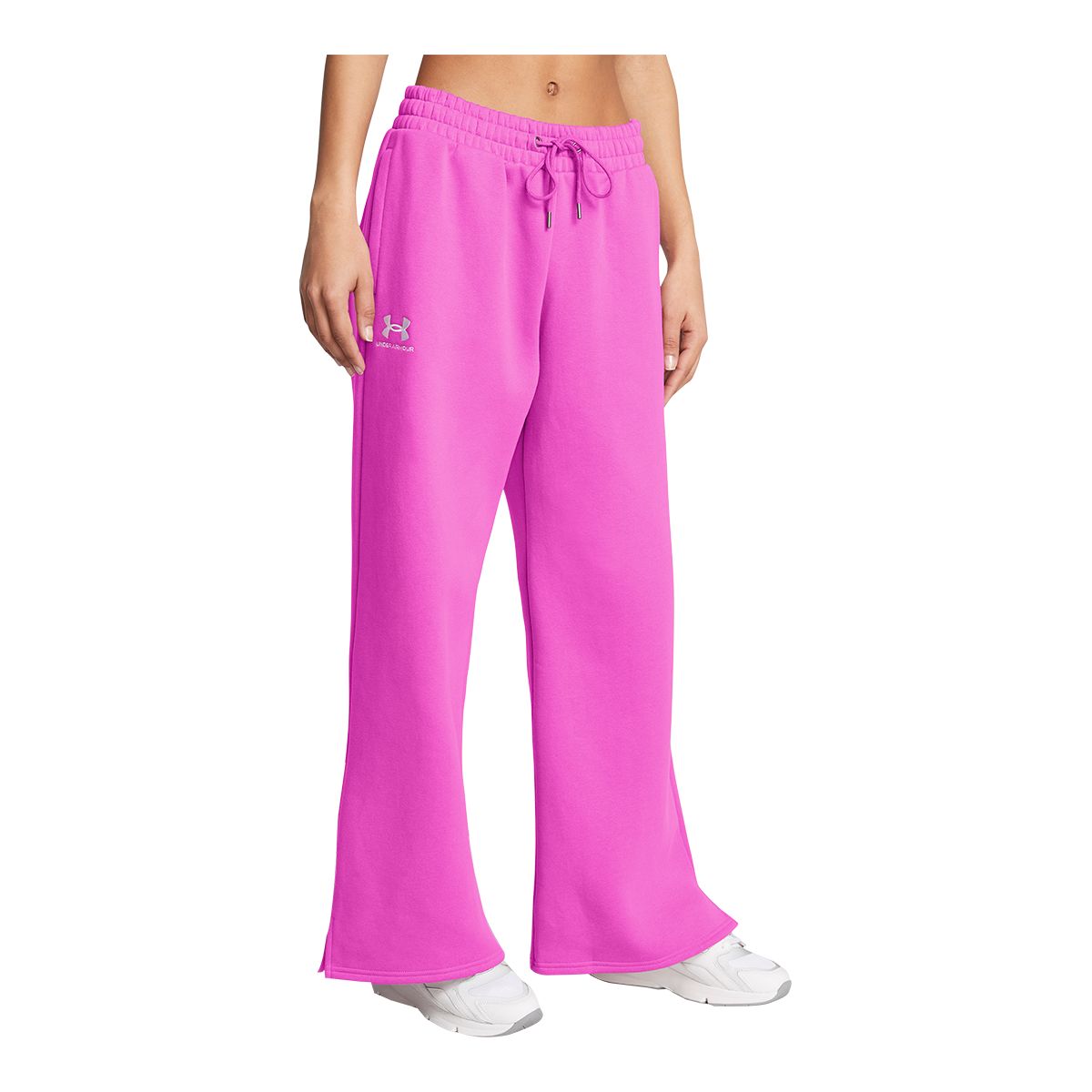 Under Armour Women's Icon Fleece Wide Leg Pants | SportChek