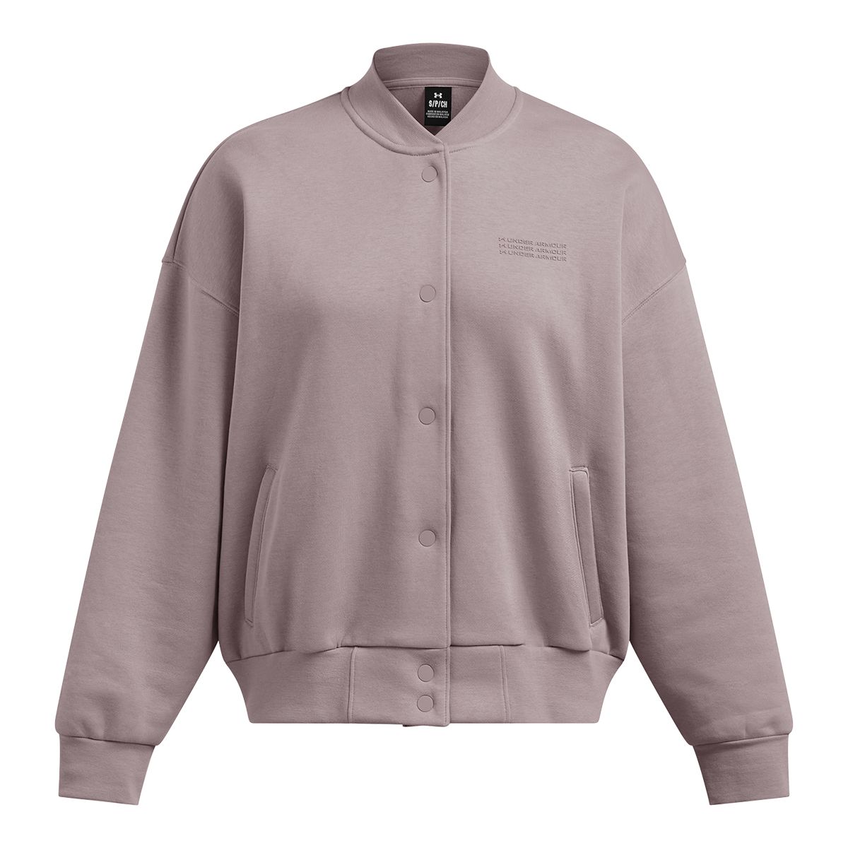 Under Armour Women's Icon Fleece Varsity Jacket