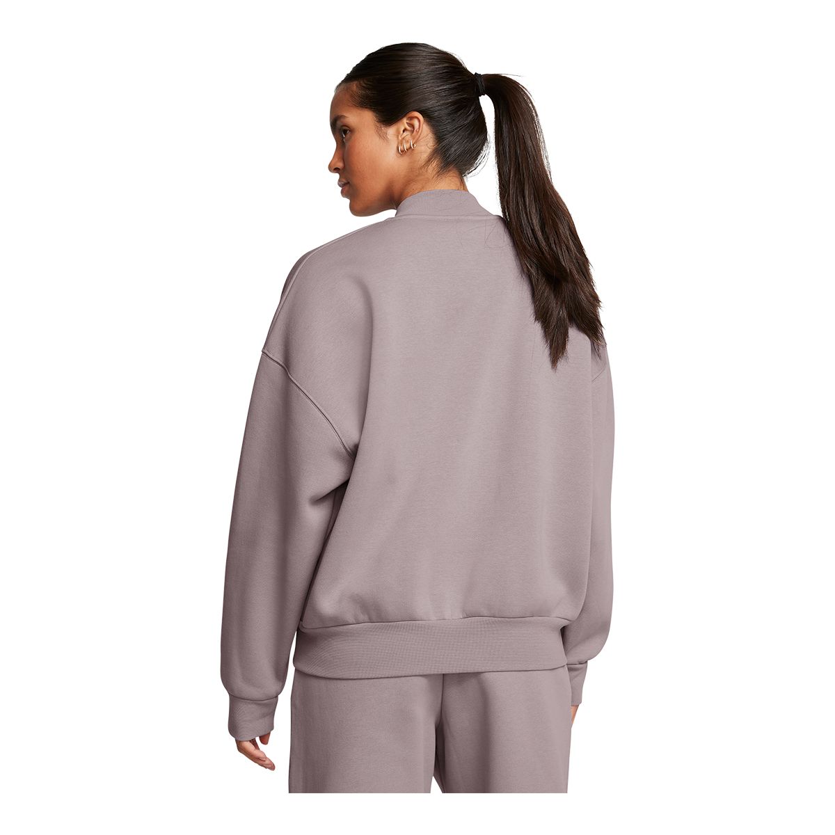 Under Armour Women's Icon Fleece Varsity Jacket