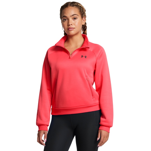 Under Armour Women's Armour Fleece Pro Half Zip Long Sleeve Top
