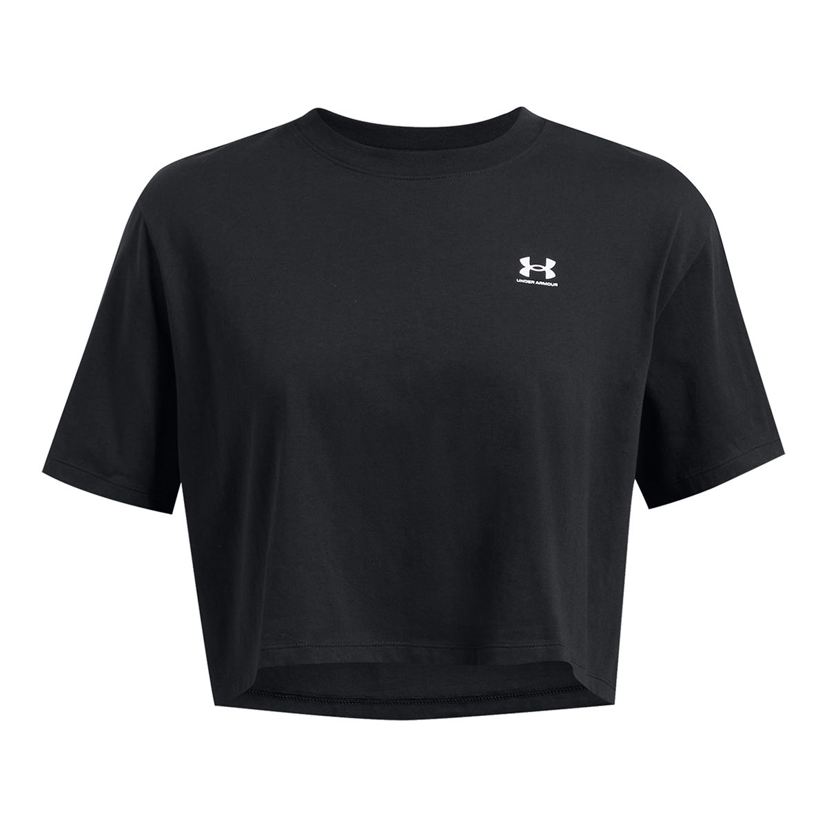 Under Armour Women's Boxy Crop Logo T Shirt
