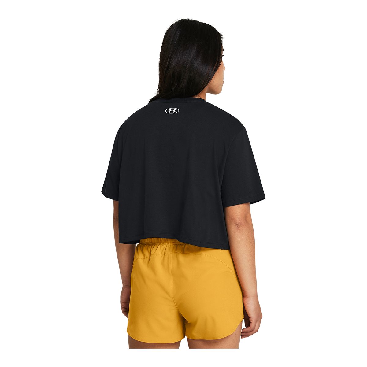 Under Armour Women's Boxy Crop Logo T Shirt