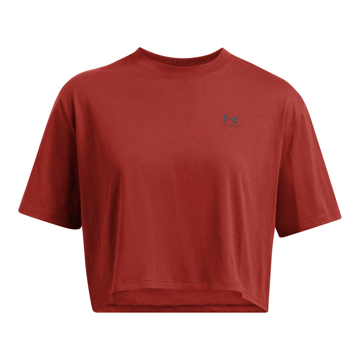 Under Armour Women's Boxy Crop Logo T Shirt