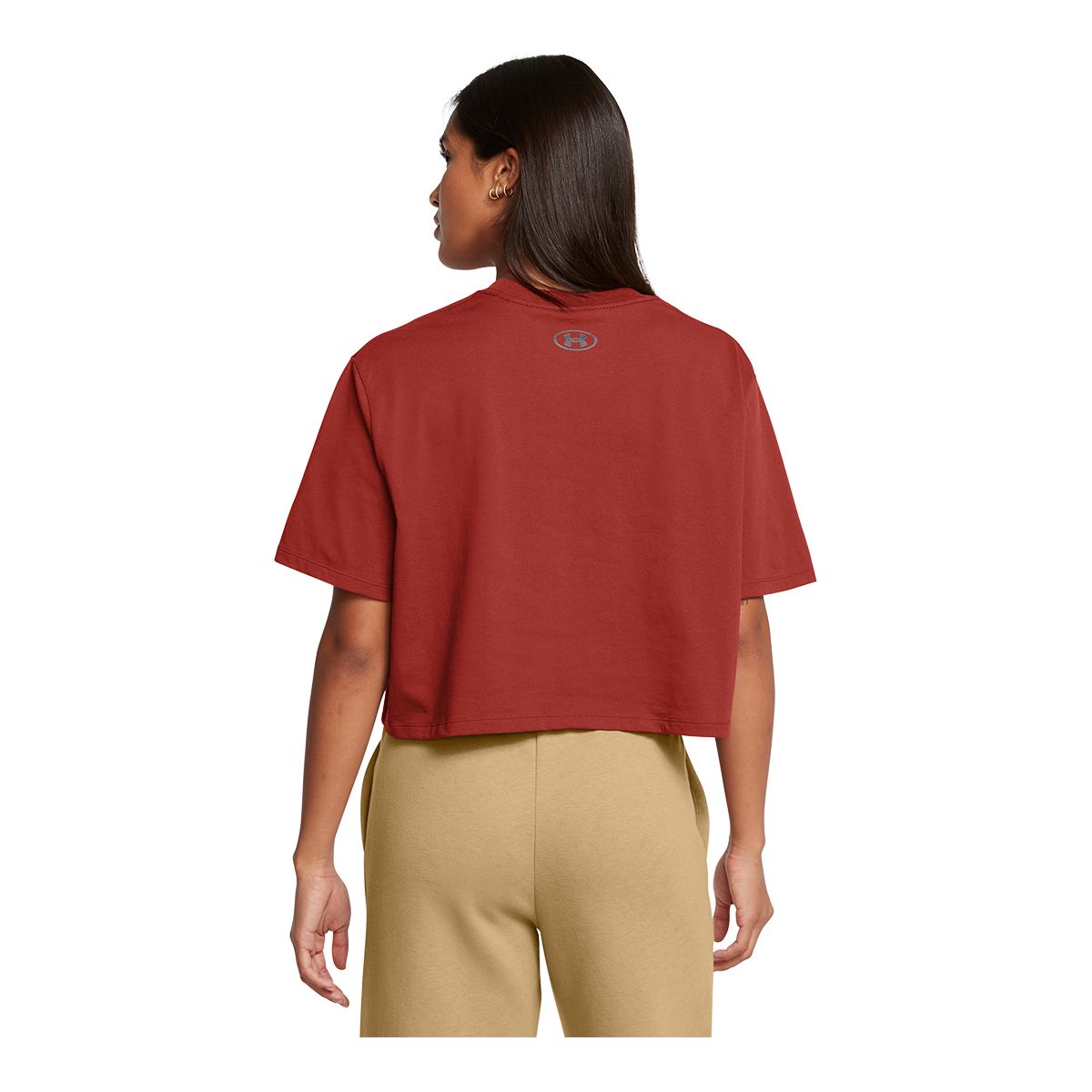 Under Armour Women's Boxy Crop Logo T Shirt