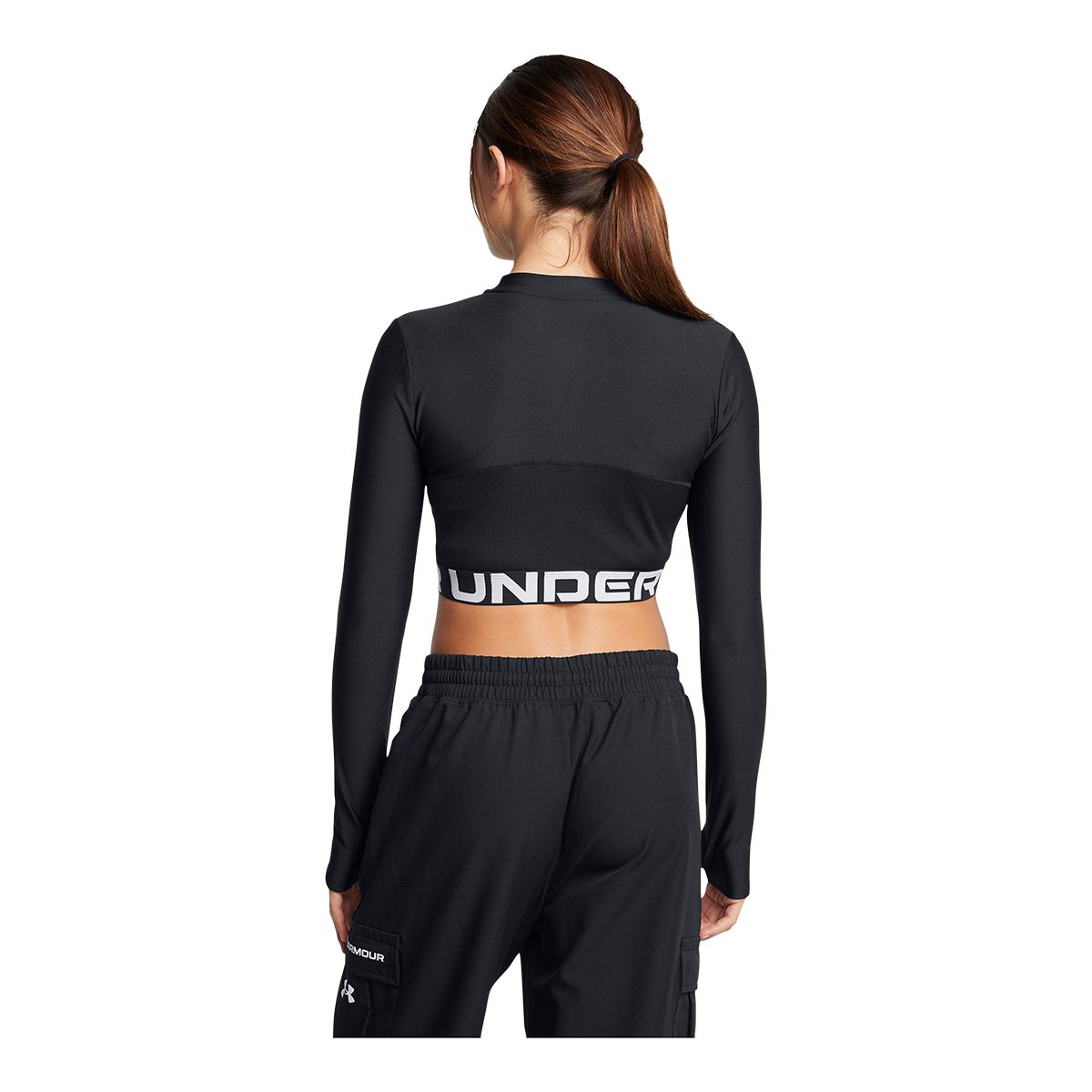 Under Armour Women's HeatGear© Rib 1/4 Zip Long Sleeve Top