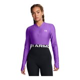Under Armour Women's HeatGear© Rib 1/4 Zip Long Sleeve Top