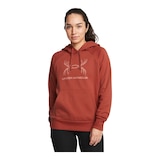 Under Armour Women's Rival Antler Hoodie Front_Angled_Left