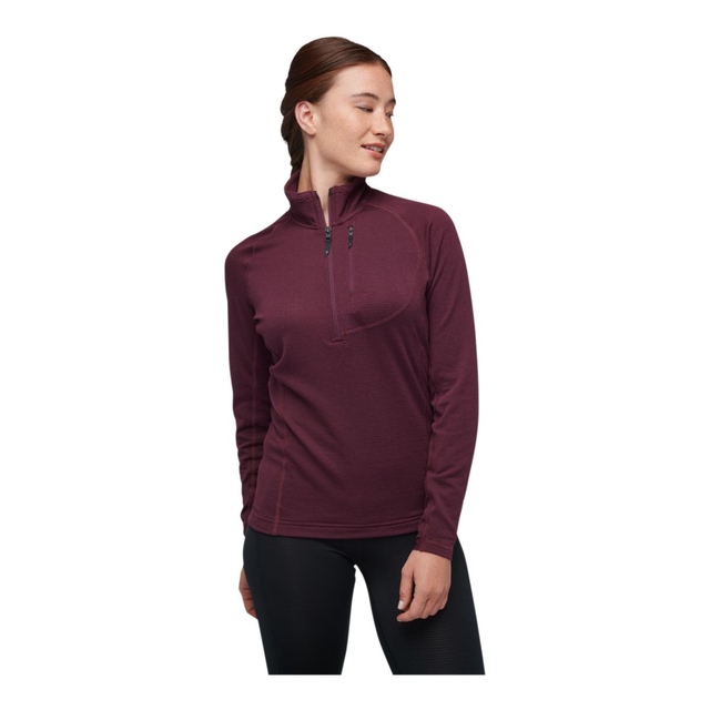Black Diamond Women's Coefficient LT Quarter Zip Pullover