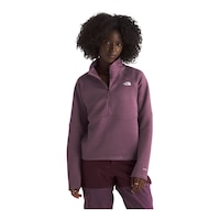 The North Face Women's DotKnit Thermal 1/4 Zip Jacket Front_Flat