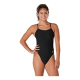 Speedo Women's Endurance Plus Solid One Piece Swimsuit Front_Flat