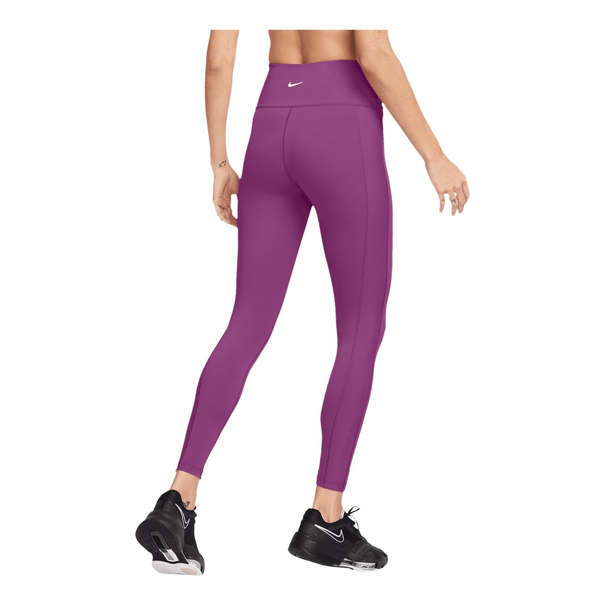 Nike Women's One High Rise Rib Wrap 7/8 Pocket Tights