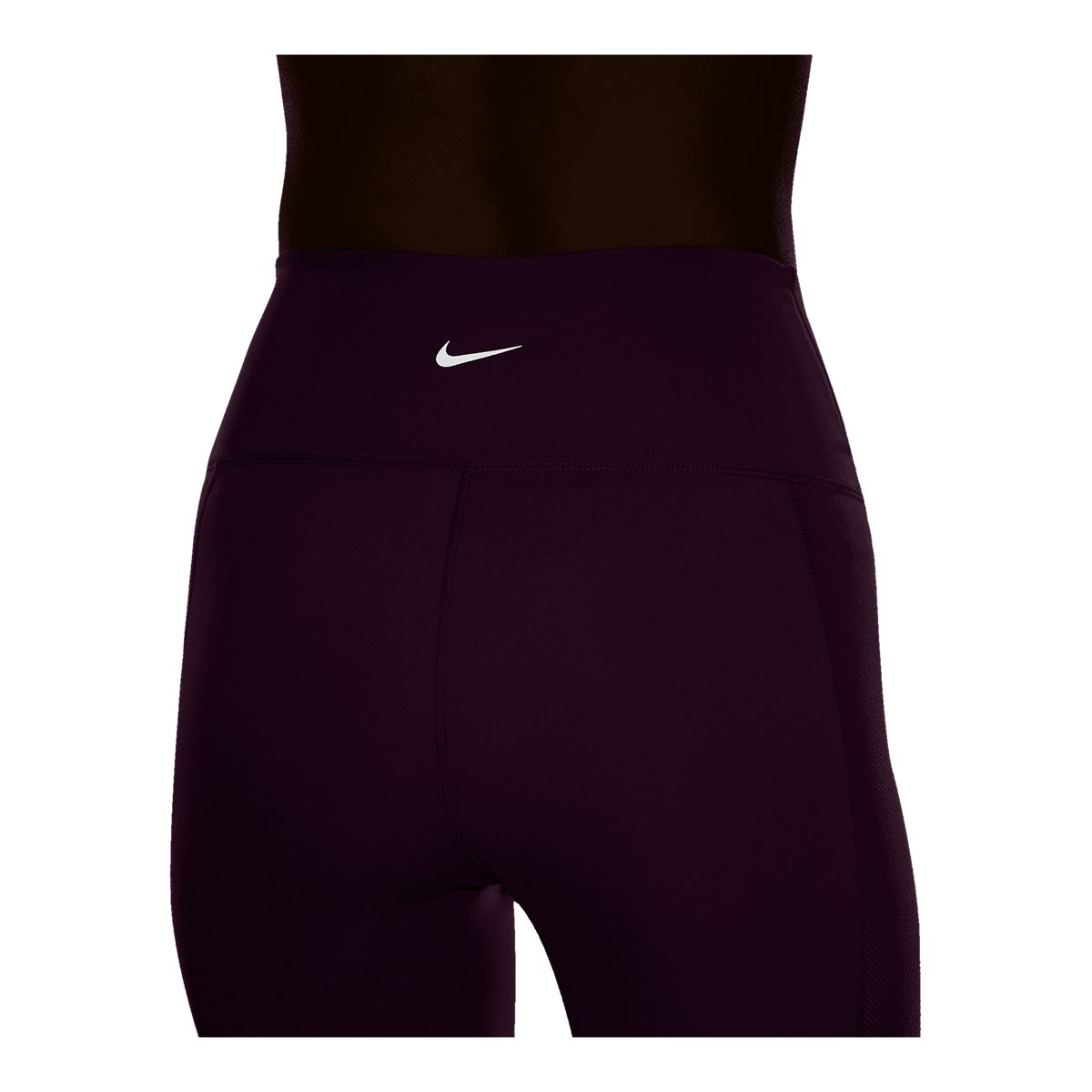 Nike Women's One High Rise Rib Wrap 7/8 Pocket Tights