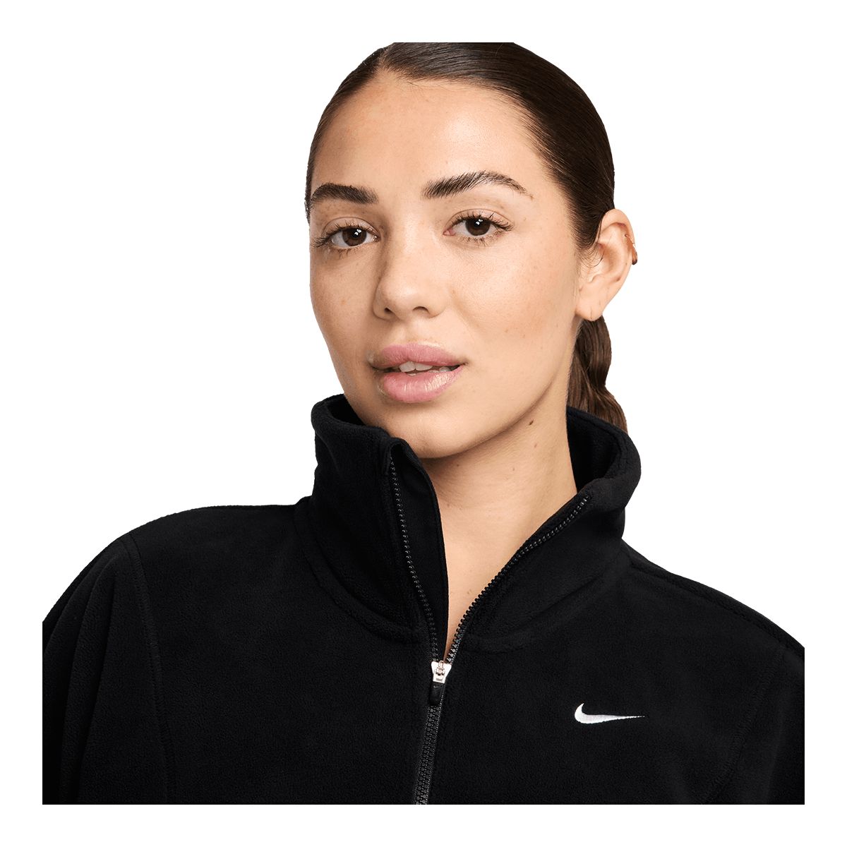 Nike Women's One Therma-FIT 1/2 Zip Polar Long Sleeve Top