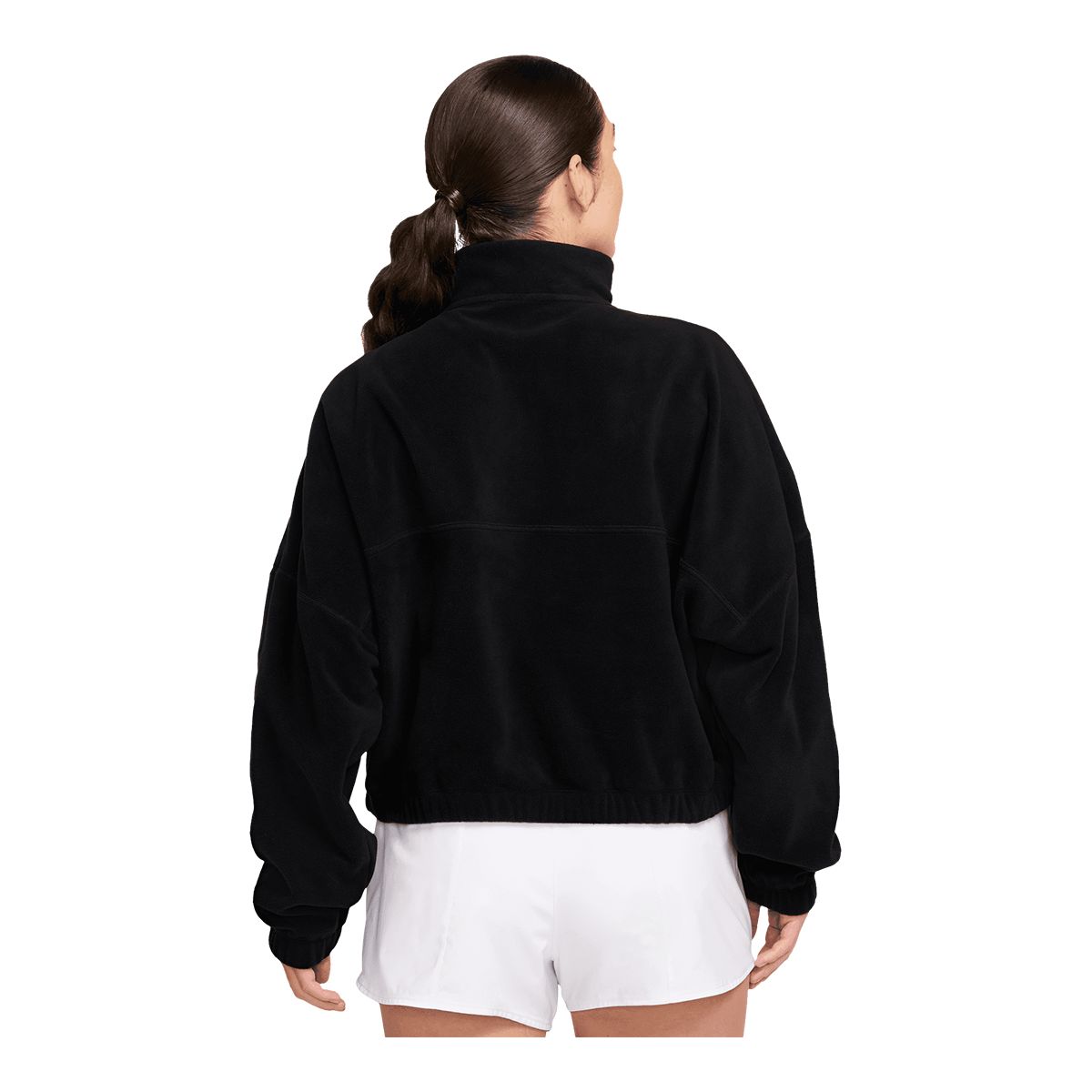 Nike Women's One Therma-FIT 1/2 Zip Polar Long Sleeve Top