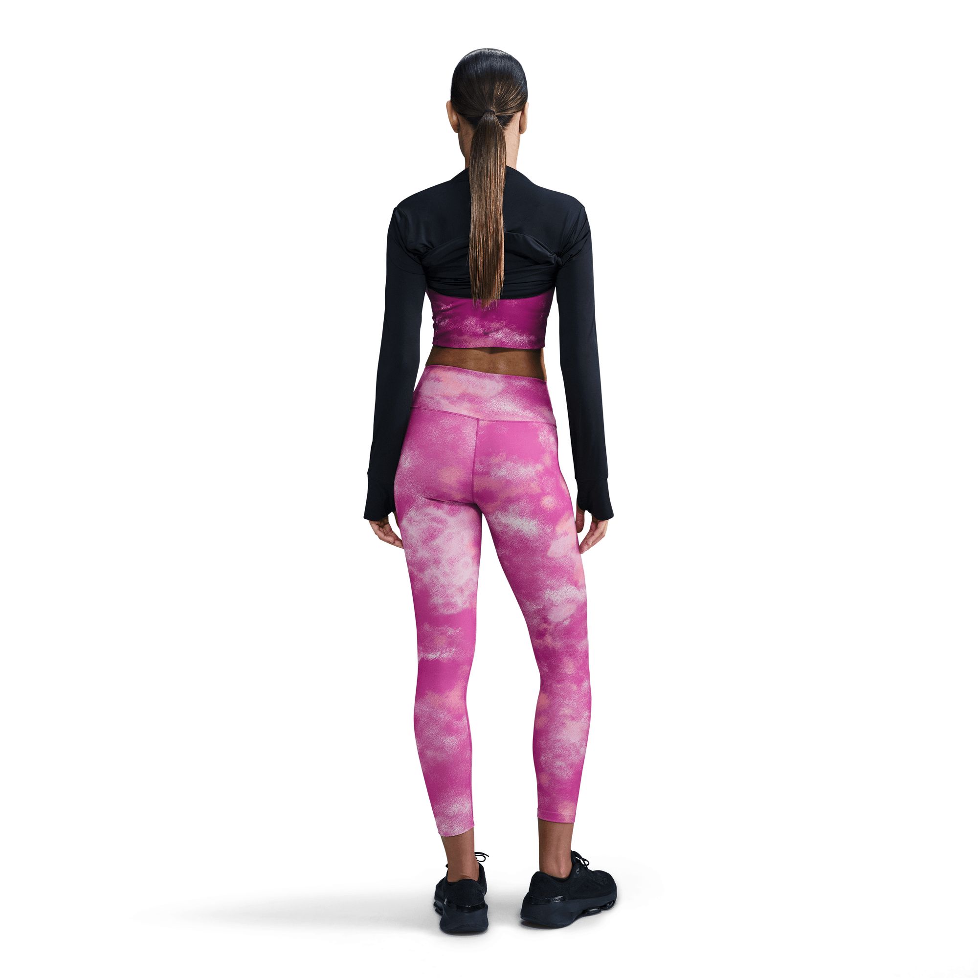 Nike Women's One High Rise All Over Print 7/8 Pocket Tights