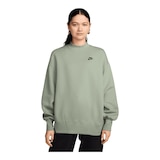 Nike Women's Tech Fleece Oversized Sweatshirt Front_Flat