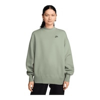Nike Women's Tech Fleece Oversized Sweatshirt Front_Flat