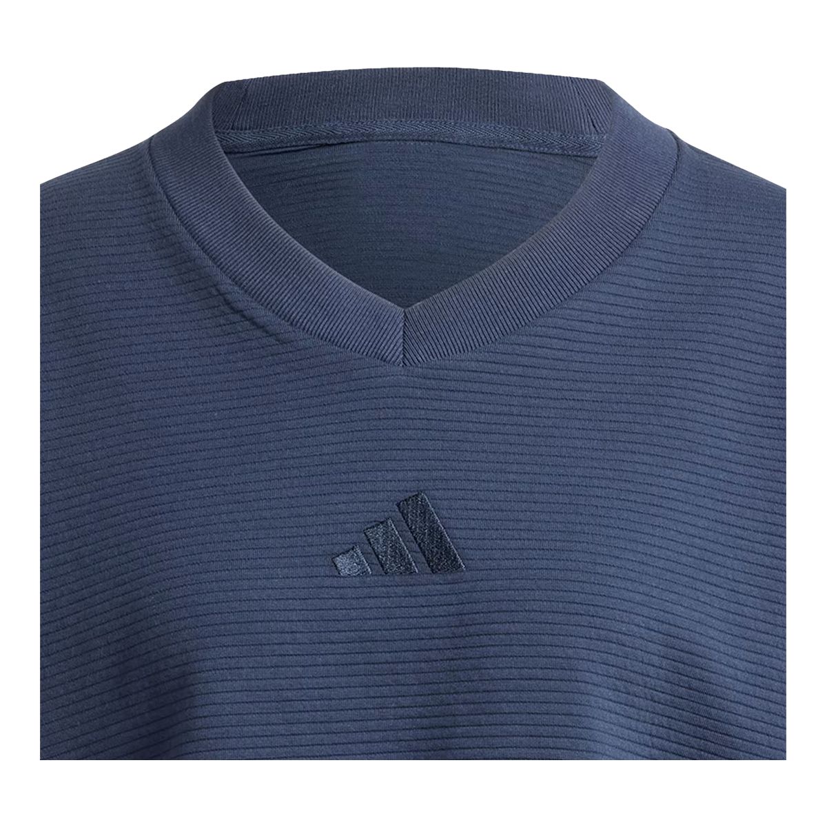 adidas Women's All SZN Ribbed V-Neck Sweatshirt