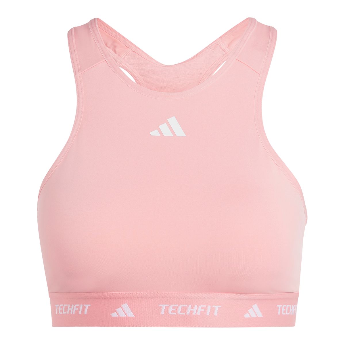 adidas Women's Techfit Medium Support High Neck Bra