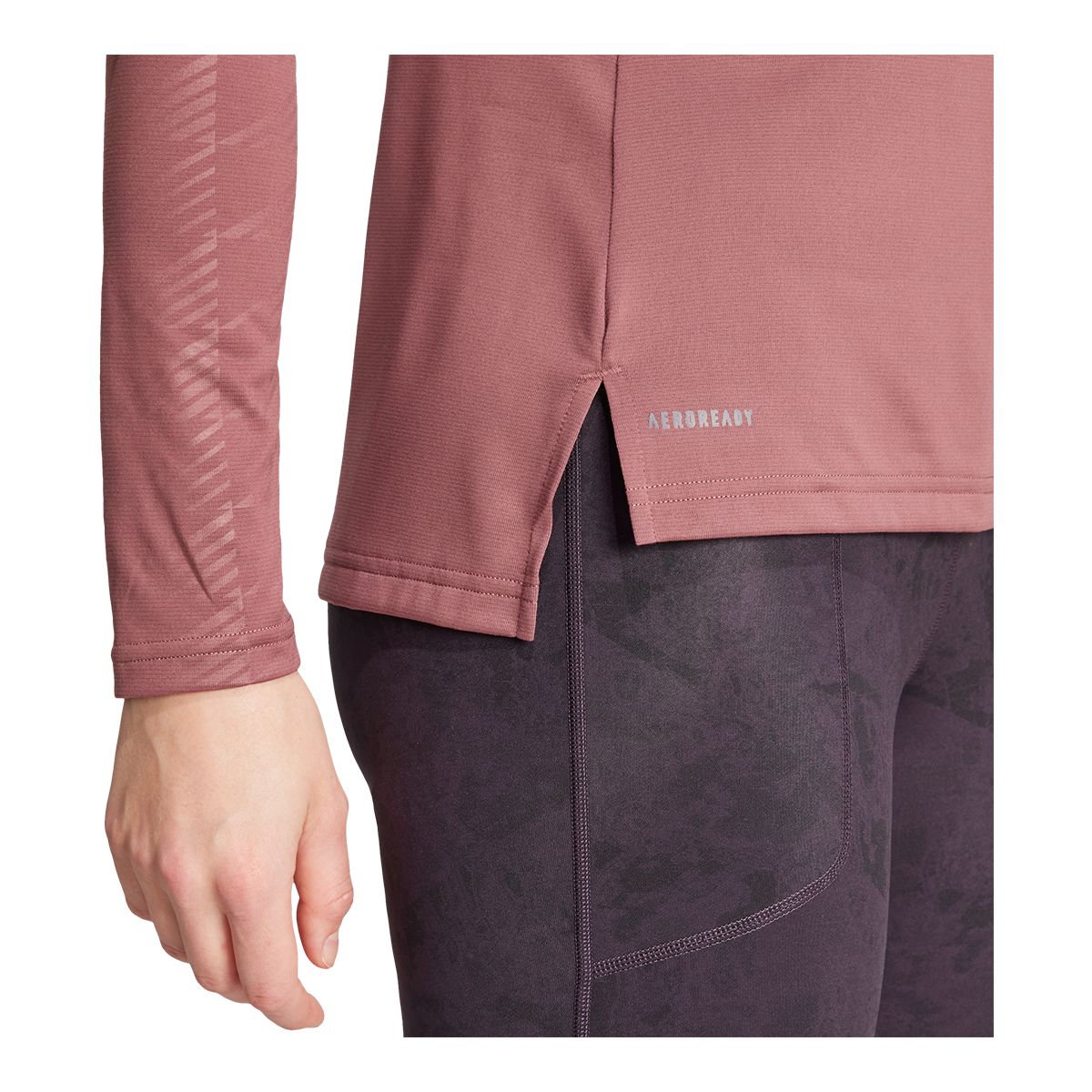 adidas Women's Terrex Multi Half Zip Long Sleeve T Shirt