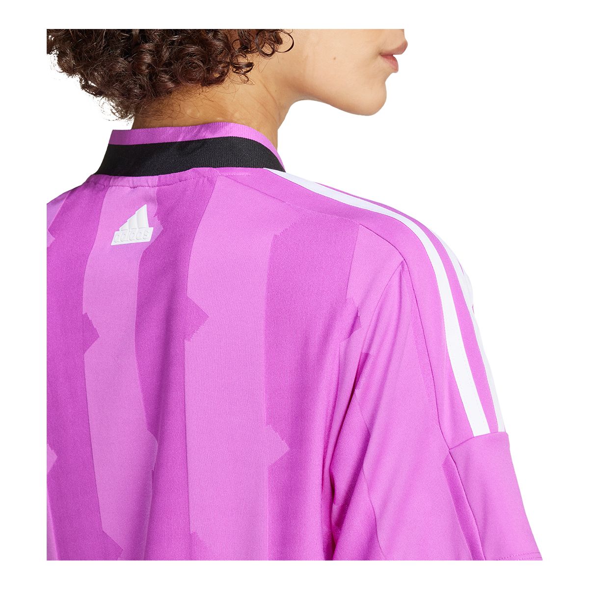 adidas Women's Tiro Cut 3-Stripes Jacquard Tee