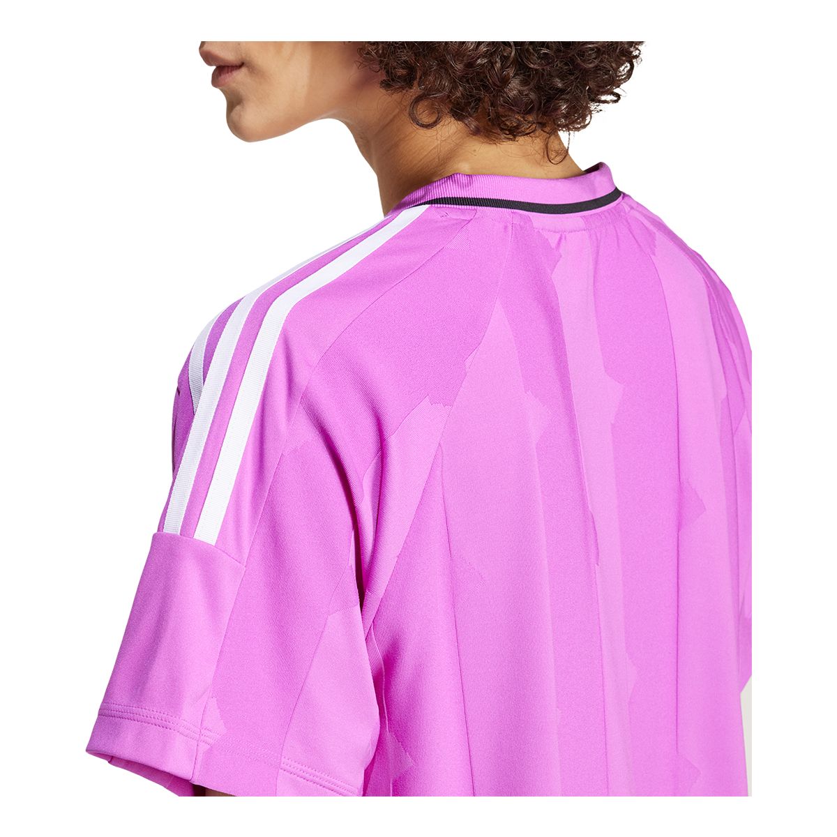 adidas Women's Tiro Cut 3-Stripe Jacquard Boyfriend T Shirt