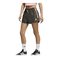adidas Women's Sunglass Pack Woven Shorts Front_Three_Fourths_Angled_Left