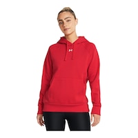 Under Armour Women's Rival Fleece Hoodie Front_Flat