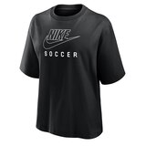 Nike Women's Cotton Boxy Soccer T-Shirt Front_Angled_Left