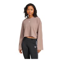 adidas Originals Women's Essentials Ribbed Long Sleeve Shirt Front_Angled_Left